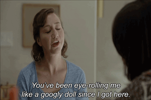 googly doll eye roll GIF by The Last Man On Earth